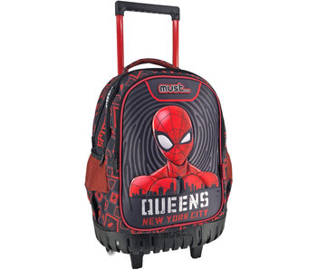 SpiderMan Backpack Trolley Queens 44 x 34 cm Polyester