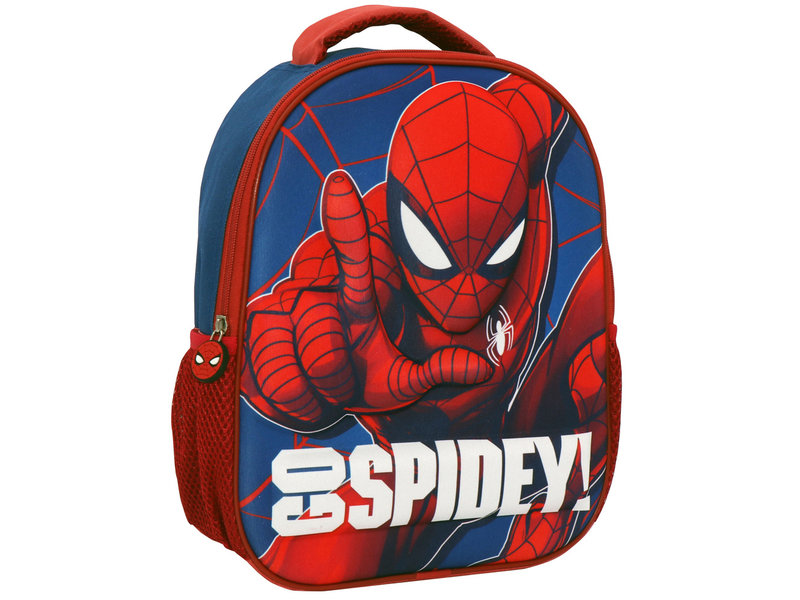SpiderMan 3D Backpack, Go Spidey - 32 x 26 x 10 cm - EVA polyester