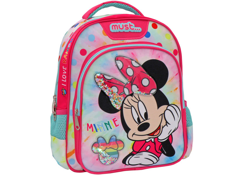 Disney Minnie Mouse Backpack Rainbow - 31 x 27 x 10 cm - Polyester