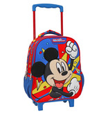 Disney Mickey Mouse Chariot à dos, Wiggle Giggle - 31 x 27 x 10 cm - Polyester