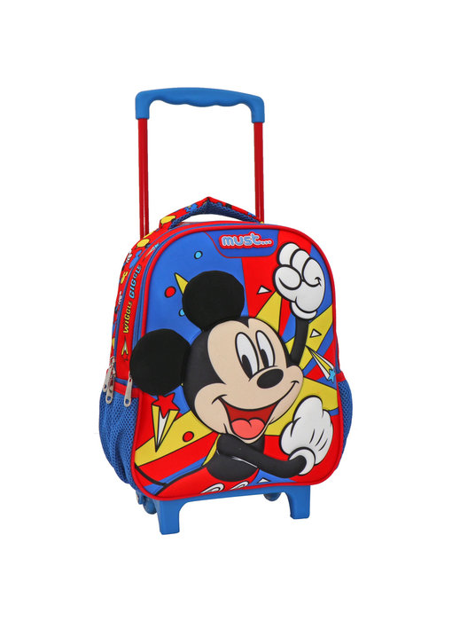 Disney Mickey Mouse Sac à dos à roulettes Wiggle Giggle 31 x 27 cm Polyester