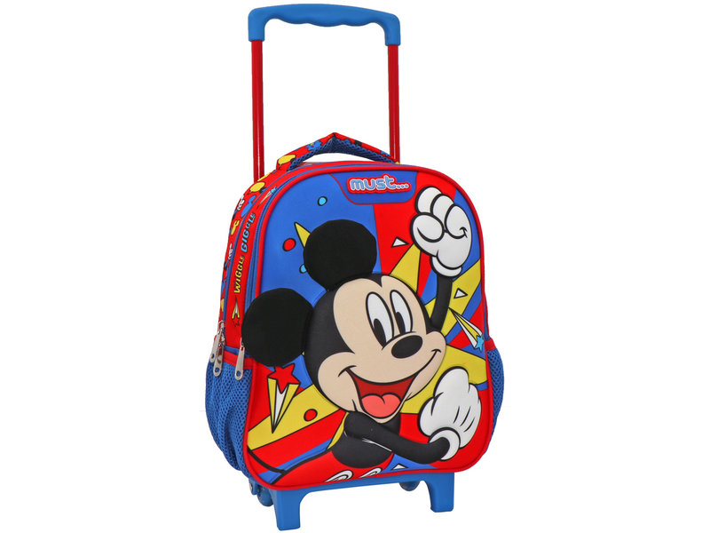 Disney Mickey Mouse Backpack Trolley, Wiggle Giggle - 31 x 27 x 10 cm - Polyester