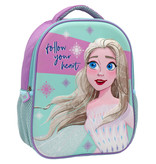 Disney Frozen 3D-Rucksack, Heart - 32 x 26 x 10 cm - EVA-Polyester