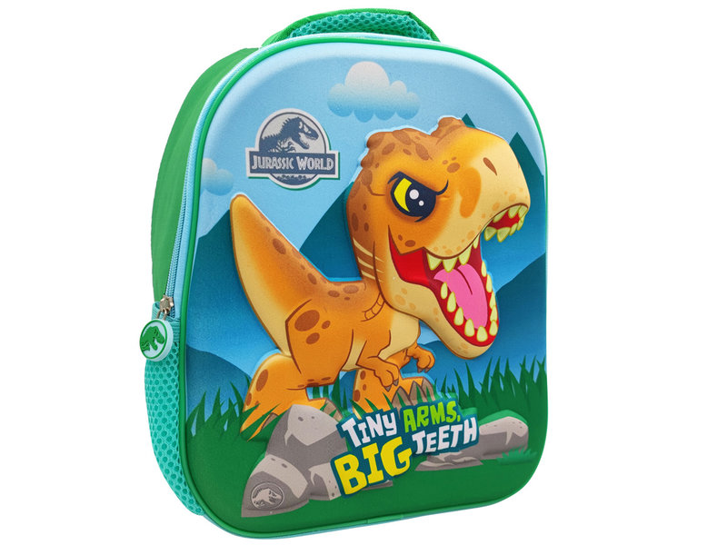 Jurassic World 3D Backpack, Big Teeth - 32 x 26 x 10 cm - EVA polyester