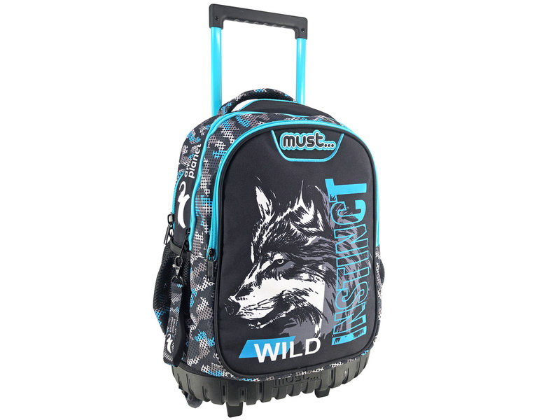 Animal Planet Rugzak Trolley Wolf - 44 x 34 x 20 cm - Polyester