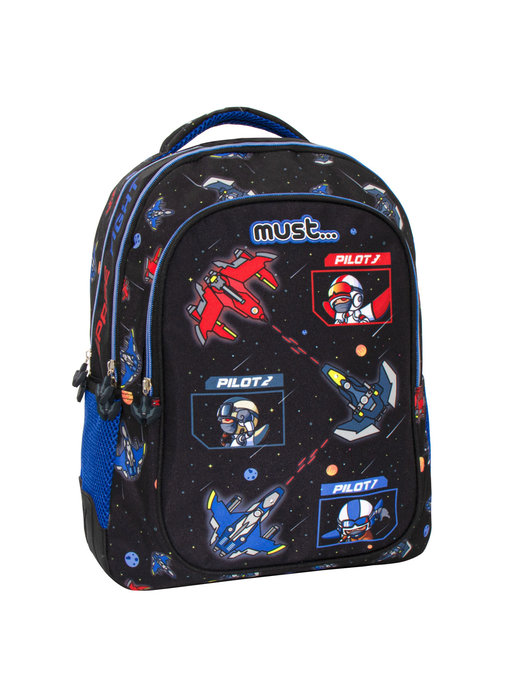 Must Backpack Space LED 43 x 33 cm Polyester