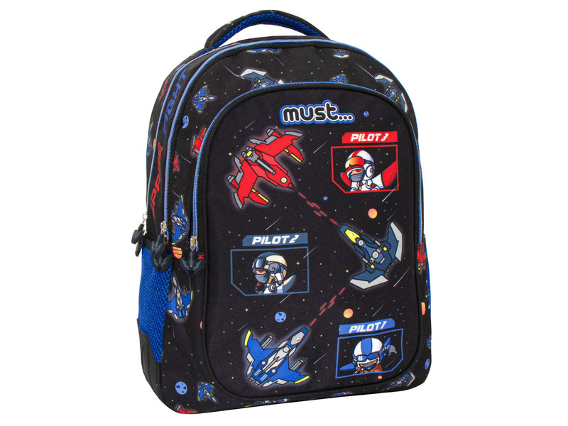 Must Sac à dos, Space LED - 43 x 33 x 18 cm - Polyester