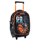 Must Sac à dos Trolley, Basketball - 44 x 34 x 20 cm - Polyester