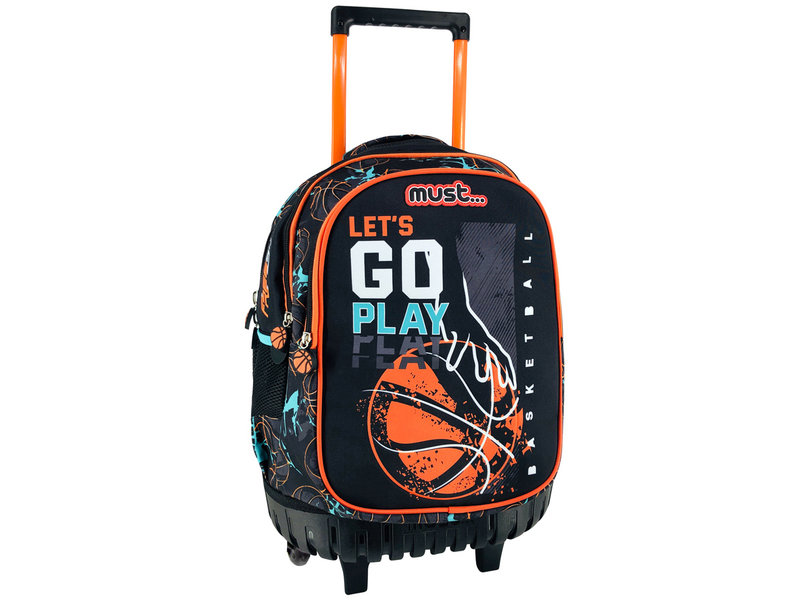 Must Rucksack-Trolley, Basketball – 44 x 34 x 20 cm – Polyester