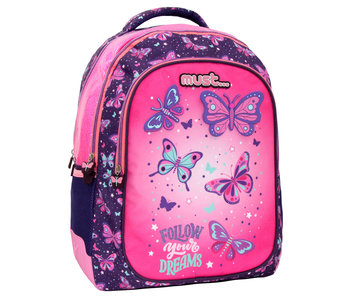 Must Rucksack, Schmetterling - 43 x 33 x 18 cm - Polyester