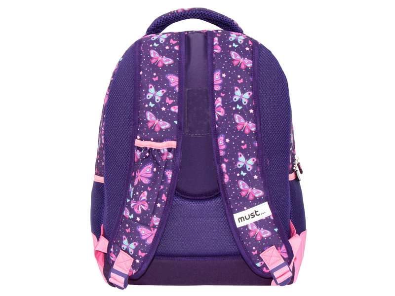Must Backpack, Butterfly - 43 x 33 x 18 cm - Polyester