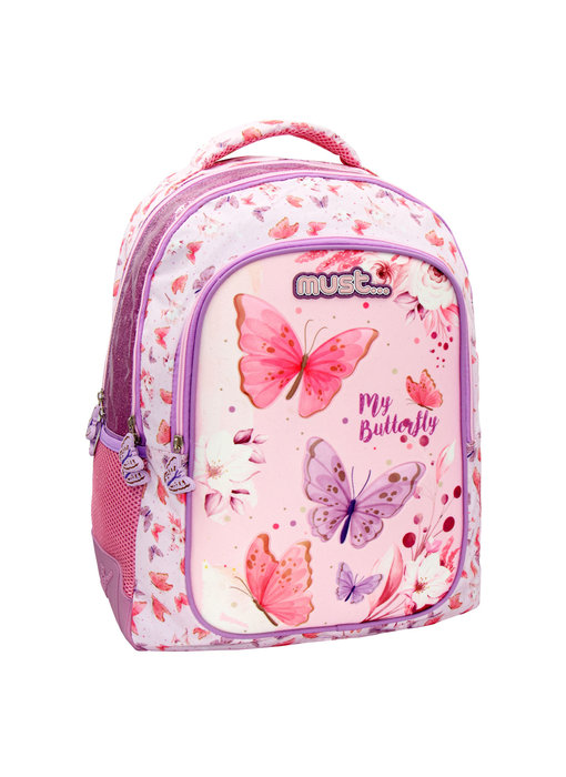 Must Backpack, 3D Butterfly 43 x 33 cm Polyester