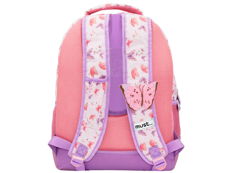 Must Backpack, 3D Butterfly - 43 x 33 x 18 cm - Polyester