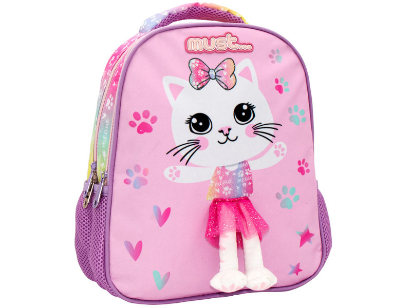Must Peuterrugzak Kat - 31 x 27 x 10 cm - Polyester