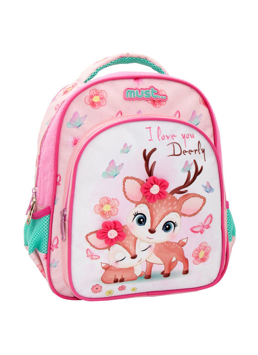 Must Backpack I Love you deerly 31 x 27 cm Polyester