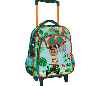 Must Trolley Backpack Safari 31 x 27 cm Polyester