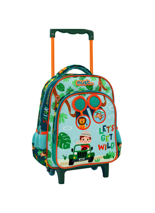 Must Trolley Backpack Safari 31 x 27 cm Polyester
