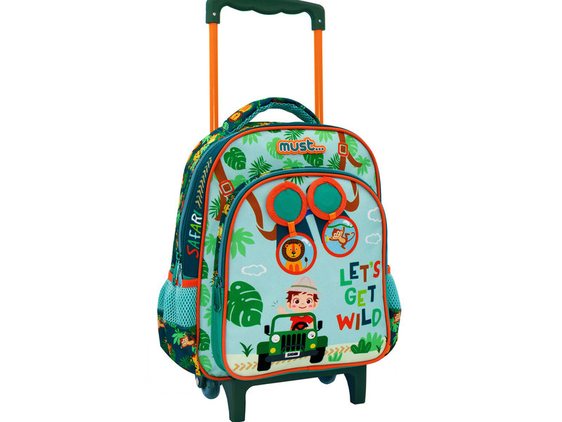 Must Rucksack-Trolley, Safari - 31 x 27 x 10 cm - Polyester