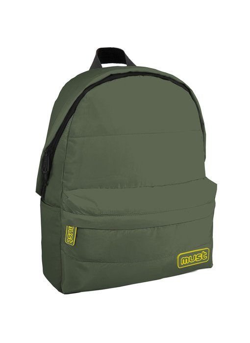 Must Backpack Puffy 42 x 32 x 17 cm Green / Yellow