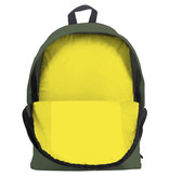 Must Must Backpack Puffy - 42 x 32 x 17 cm - Vert / Jaune