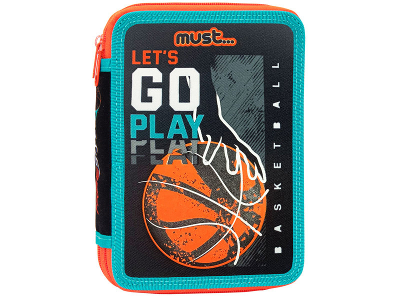Must Filled pouch Basketball - 21 x 15 x 5 cm - 31 pcs. -Polyester