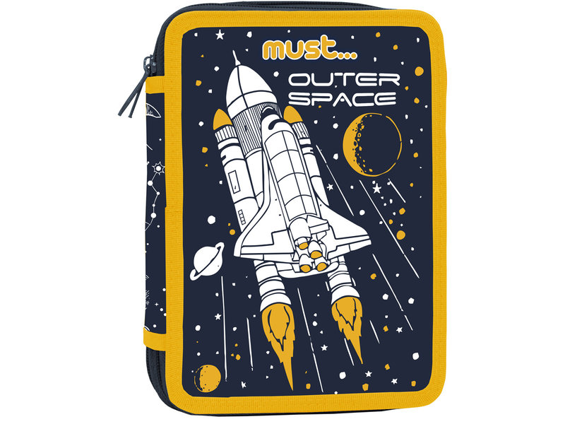 Must Gevuld etui Outer Space - 21 x 15 x 5 cm -  31 st. - Polyester