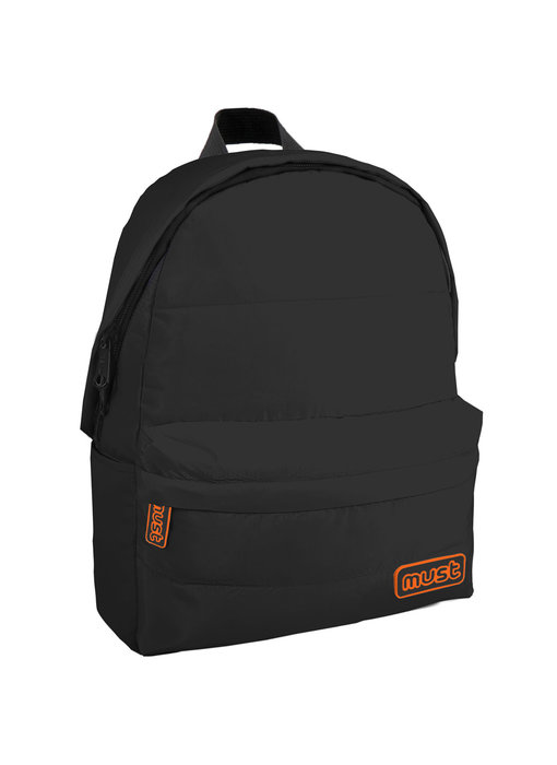 Must Backpack PUFFY 42 x 32 x 17 cm Black / Orange