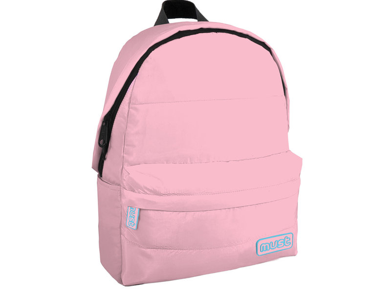 Must Must Backpack Puffy - 42 x 32 x 17 cm - Rose / Bleu