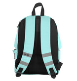 Must Backpack, Puffy - 42 x 32 x 17 cm - Turquoise / Pink - Polyester