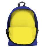 Must Must Rucksack PUFFY - 42 x 32 x 17 cm - Blau / Gelb