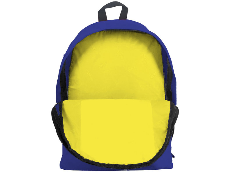 Must Must Rucksack PUFFY - 42 x 32 x 17 cm - Blau / Gelb