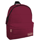 Must Must Rucksack PUFFY - 42 x 32 x 17 cm - Bordeaux / Creme