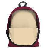Must Must Backpack PUFFY - 42 x 32 x 17 cm - Bordeaux / Cream