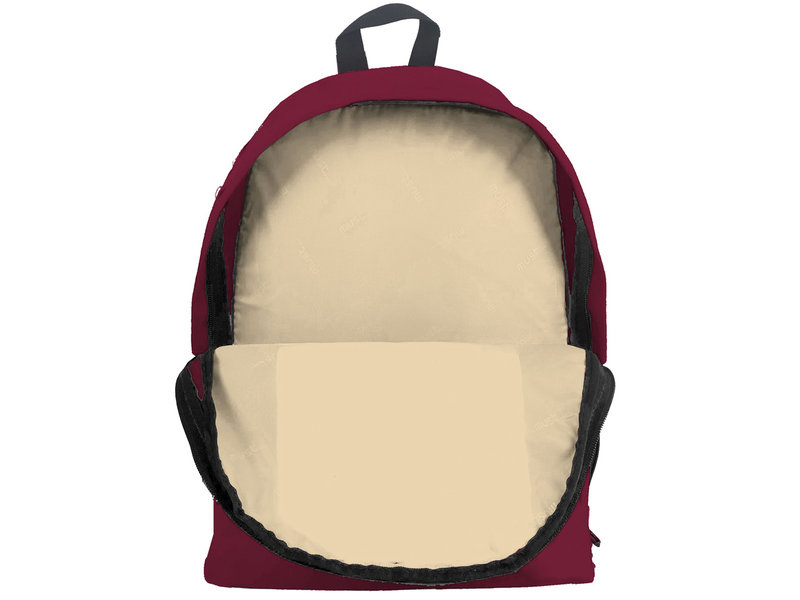 Must Must Rucksack PUFFY - 42 x 32 x 17 cm - Bordeaux / Creme