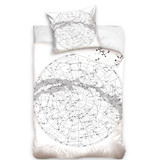 Dreame3 Duvet cover Globe - Single - 140 x 200 / 70 x 90 cm - Cotton