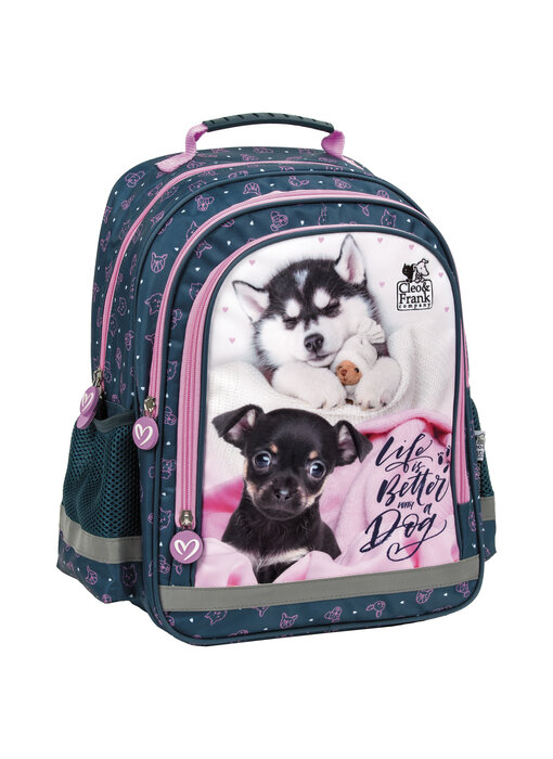 Cleo & Frank Backpack, Puppies 38 x 28 cm Polyester