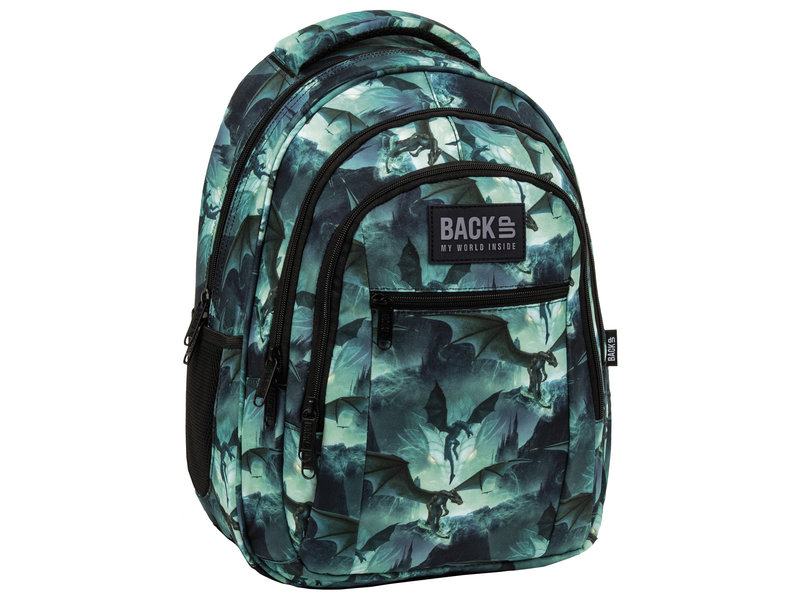 BackUP Backpack, Dragon - 42 x 30 x 20 cm - Polyester