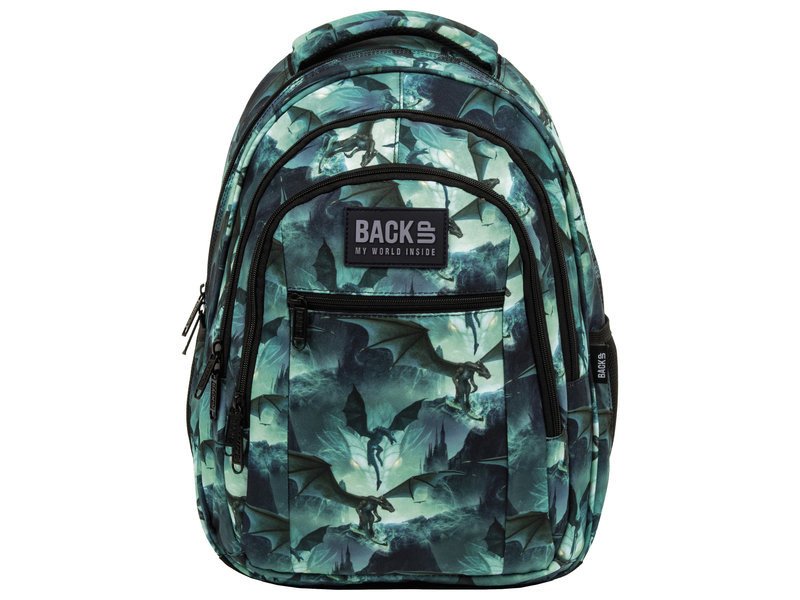 BackUP Backpack, Dragon - 42 x 30 x 20 cm - Polyester