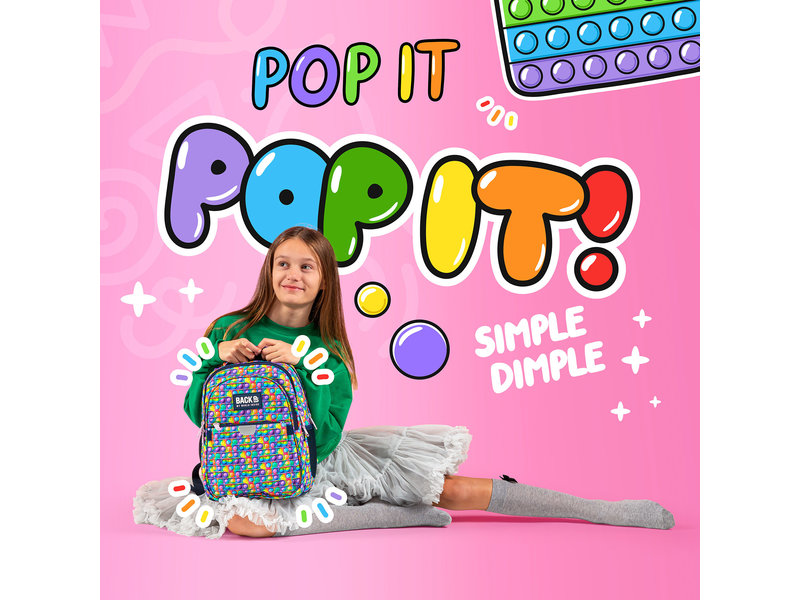 BackUP Sac à dos, Pop IT - 39 x 27 x 20 cm - Polyester