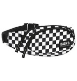 BackUP Gürteltasche, Black & White - 35 x 14 x 6 cm - Polyester