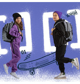 BackUP Rucksack, Black & White - 42 x 30 x 20 cm - Polyester BackUP Rucksack, Black & White - 42 x 30 x 20 cm - Polyester