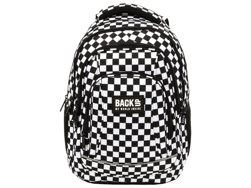 BackUP Backpack, Black & White - 42 x 30 x 20 cm - Polyester