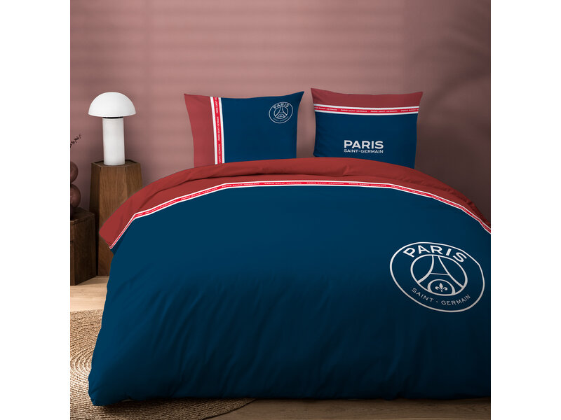 Paris Saint Germain Bettbezug Minimaliste - Lits Jumeax - 240 x 220 cm - Baumwolle