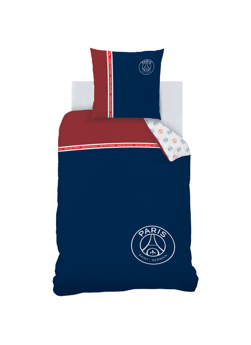 Paris Saint Germain Bettbezug Minimaliste 140 x 200 + 63 x 63 cm Baumwolle