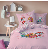 PAW Patrol Bettbezug Herz - Einzelbett - 140 x 200 cm - Baumwolle