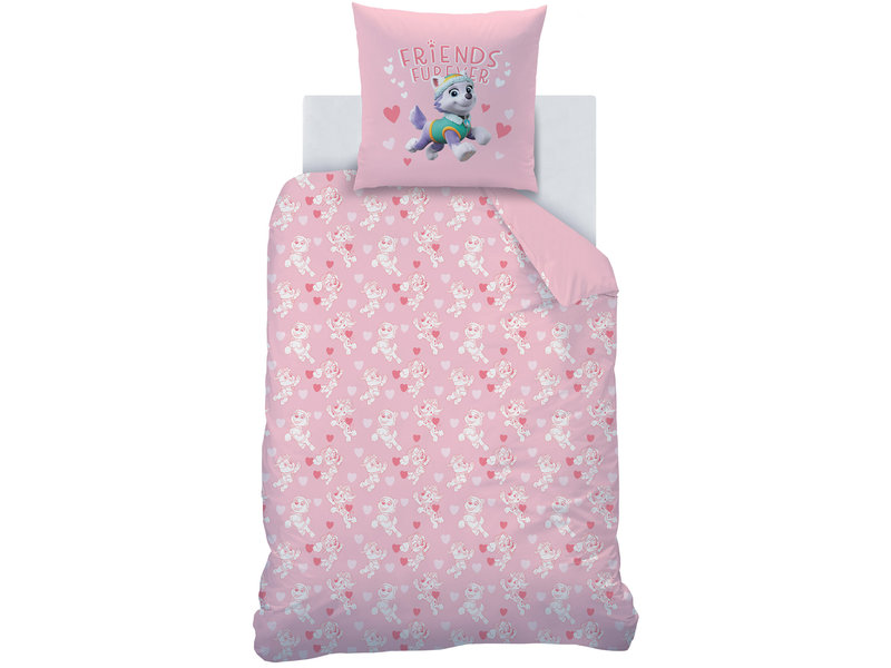 PAW Patrol Duvet cover Heart - Single - 140 x 200 cm - Cotton