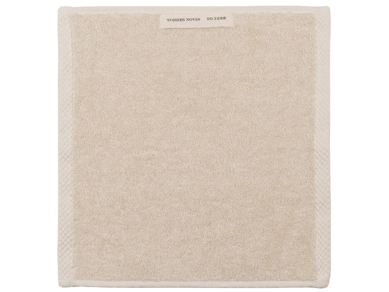 Torres Novas 1845 Textiel Gezichtsdoekje DO ZERO, Naturel - 30 x 30 cm - 100% Katoen