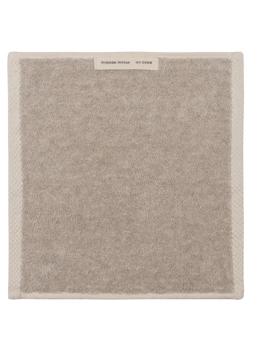 Torres Novas 1845 Textiel Kosmetiktuch DO ZERO, Grau 30 x 30 Baumwolle
