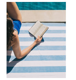 Torres Novas 1845 Serviette de plage Gibalta, Bleu - 100 x 180 cm - 100% coton Torres Novas 1845 Serviette de plage Gibalta, Bleu - 100 x 180 cm - 100% coton