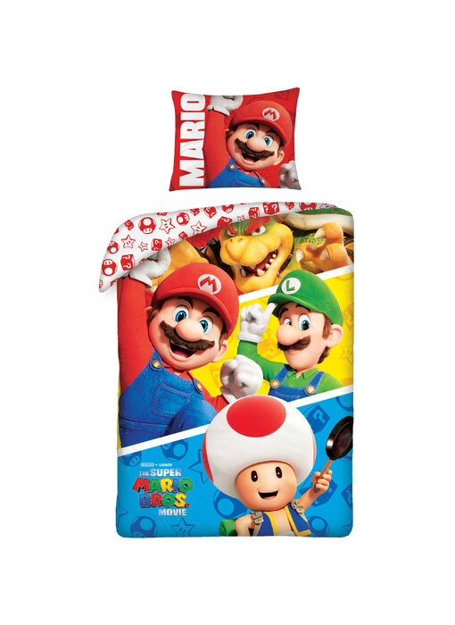 Super Mario Duvet cover Movie 140 x 200 cm + 70 x 90 cm Cotton